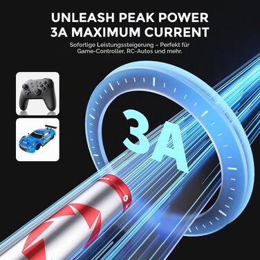 Акумулятори PHOTOOLEX AA Li-ion 1.5V 3000 mWh, комплект 8 шт. з кейсом для зберігання та зарядки