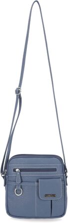 Сумка жіноча крос-боді MultiSac North South Mini Zip Around Denim (2)