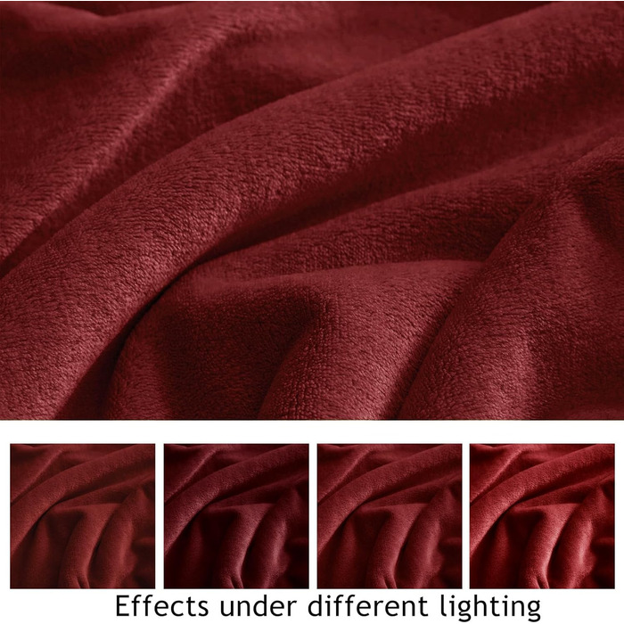 Плед з мікрофібри KMUSET, теплий та м'який, 150x180 см, білий