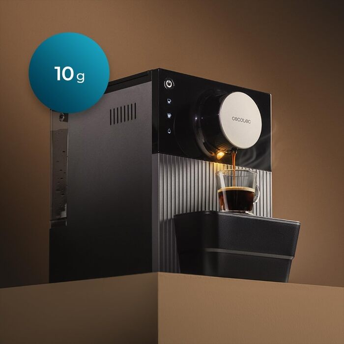 Кавомашина автоматична Cecotec Cremmaet Cube 19 бар, 1350 Вт, професійна, з термоблоком та регулюванням помелу