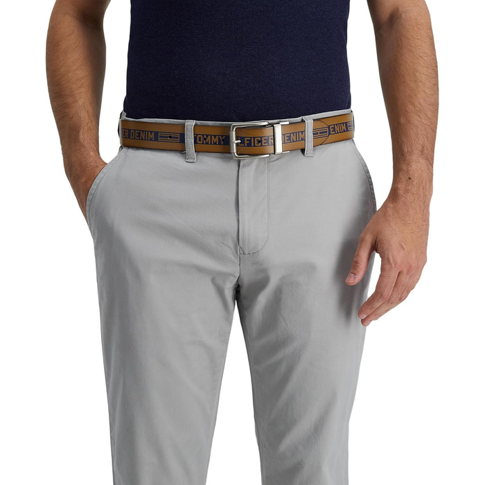 Чоловічий шкіряний ремінь Tommy Hilfiger, реверсивний, двосторонній