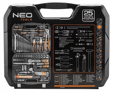 Набір інструментів NEO TOOLS, 143 предмети, 08-945