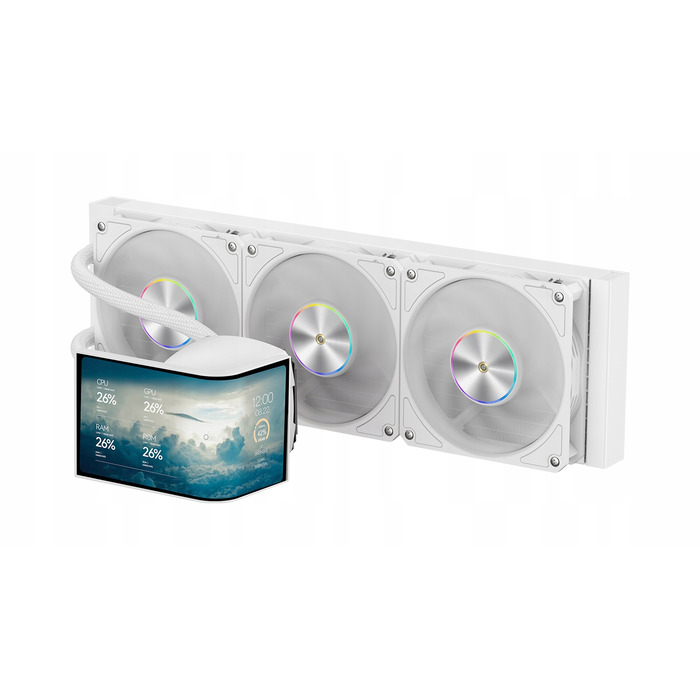 Рідинне охолодження процесора Krux HydroArc 360 White