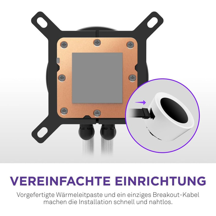 NZXT Kraken: Система водяного охолодження CPU з LCD-дисплеєм – 280 мм, Чорний