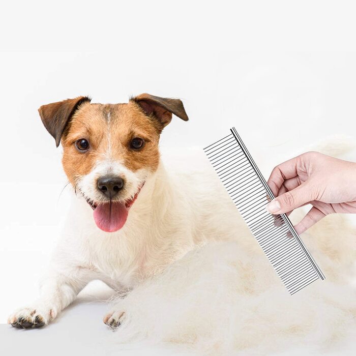 Гребінець для собак та котів, щітка для вичісування шерсті, засіб для видалення кліщів | 12+23 шт.