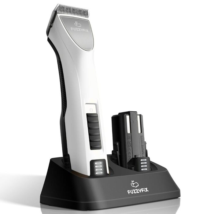 Професійна машинка для стрижки собак, 2 швидкості, ергономічний дизайн, для собак та котів, стрижка довгого, густого та кучерявого хутра, фіолетовий колір