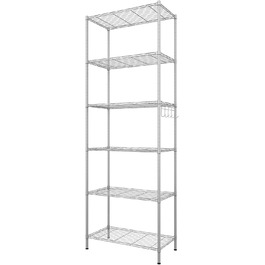 Himimi Regal - 54 x 29 x 160cm Metal Wire Shelf Unit