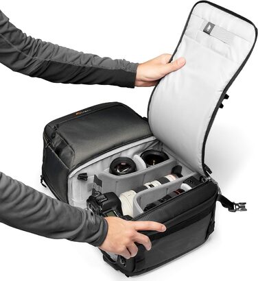 Сумка-рюкзак Lowepro PRO BP 250 AW III сірого кольору для фотообладнання