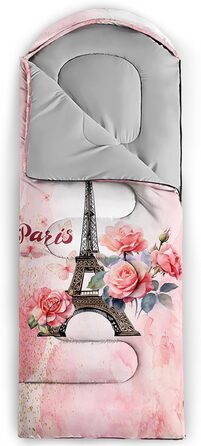 Спальні мішки QOOMO для кемпінгу, 3 сезони, для дорослих та дітей, легкі, водонепроникні, для подорожей та відпочинку на природі