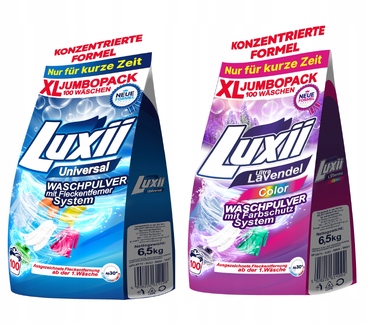 Набір універсального прального порошку LUXII, 2x6,5 кг