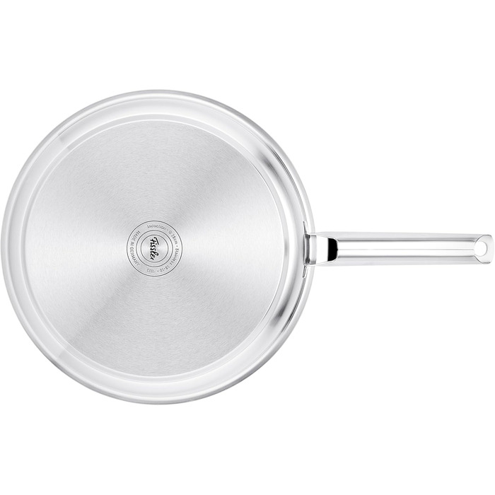 Сковорода Fissler Pure Collection Edelstahl 20 см, нержавіюча сталь, з внутрішньою шкалою, індукція, виготовлено в Німеччині