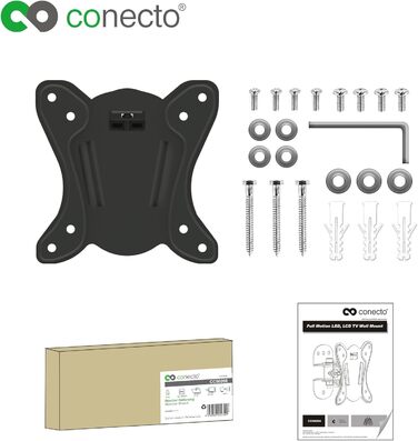 Кріплення для телевізора Conecto Wandhalterung SA-CC50254-V2 (23-42 дюйми, VESA 200x200, нахил +/-20°, поворот +/-90°, білий)