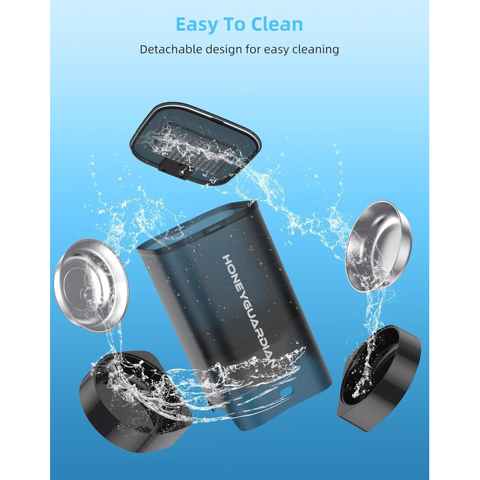 Автоматичний кормушка для котів та собак з Wi-Fi, 5L, 1-6 прийомів їжі, сенсор контролю рівня корму, чорний