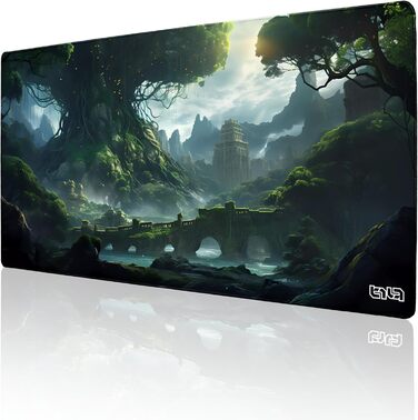 Tilt Premium килимок для миші Gaming XXL 1000x500x4mm | Нековзна підкладка на стіл | Водостійкий мат для столу Tree of Civilization 100x50 см