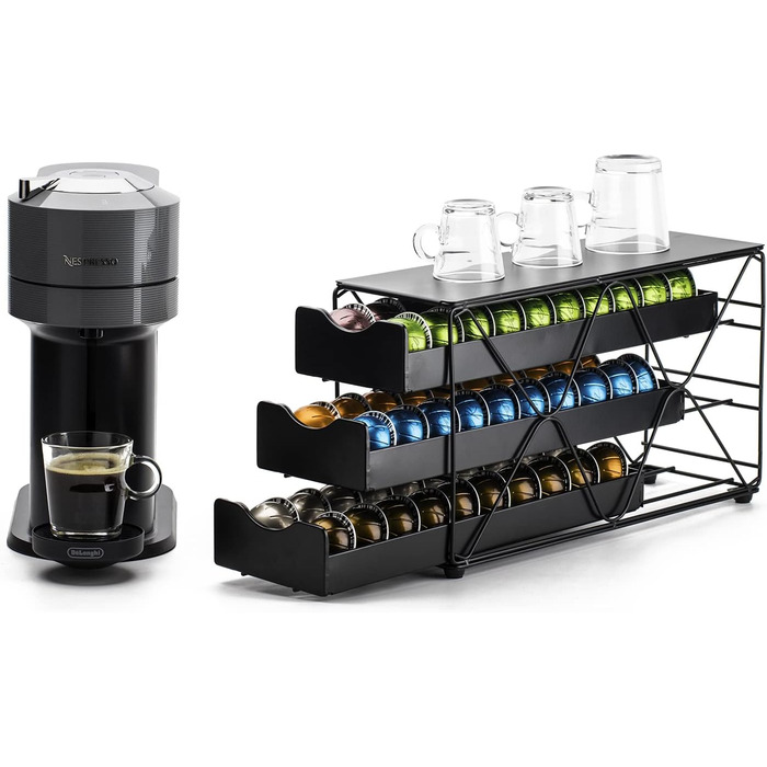 Організатор для капсул Nespresso Vertuo Bagoo - трирівнева шухляда для зберігання капсул