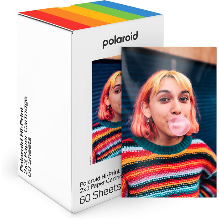 Polaroid Hi-Print 2-ге покоління: Bluetooth-принтер для фотографій 2x3 дюймів (білий)