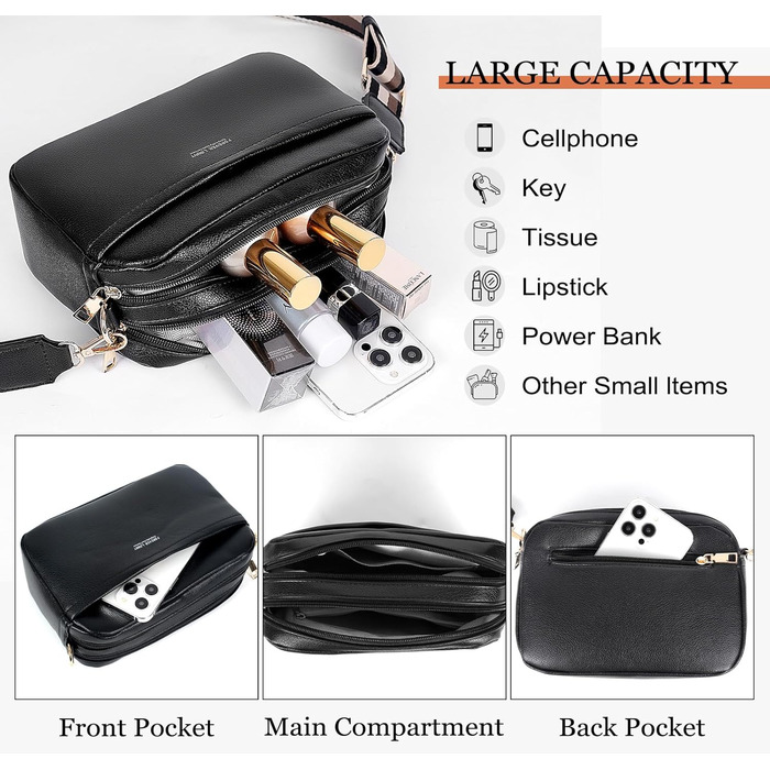 Сумка жіноча через плече Leder Umhängetasche червона з широким ременем кросбоді. Маленька сумка месенджер для жінок