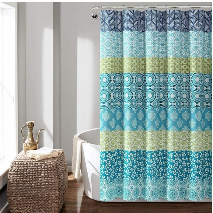 Текстильна штора для ванни Floraweg, 180 x 200 см