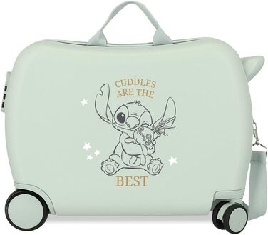 Дитячий валіза Disney Stitch, середній, 55x40x20 см, ABS, кодовий замок, 4 колеса
