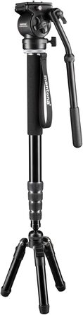 Штатив Mantona Dolomit Mono для відеозйомки з відеонежигою - стабілізація відео