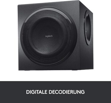 Акустична система Logitech Z906 5.1: 1000 Вт, THX, для PC, PS4, Xbox, TV, смартфонів - Чорний