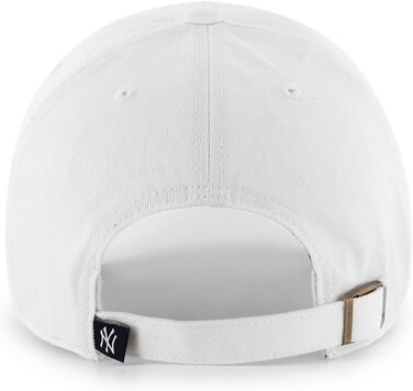 Кепка бейсболка 47 Brand Cleveland Indians Clean Up Strapback (біла, універсальний розмір)