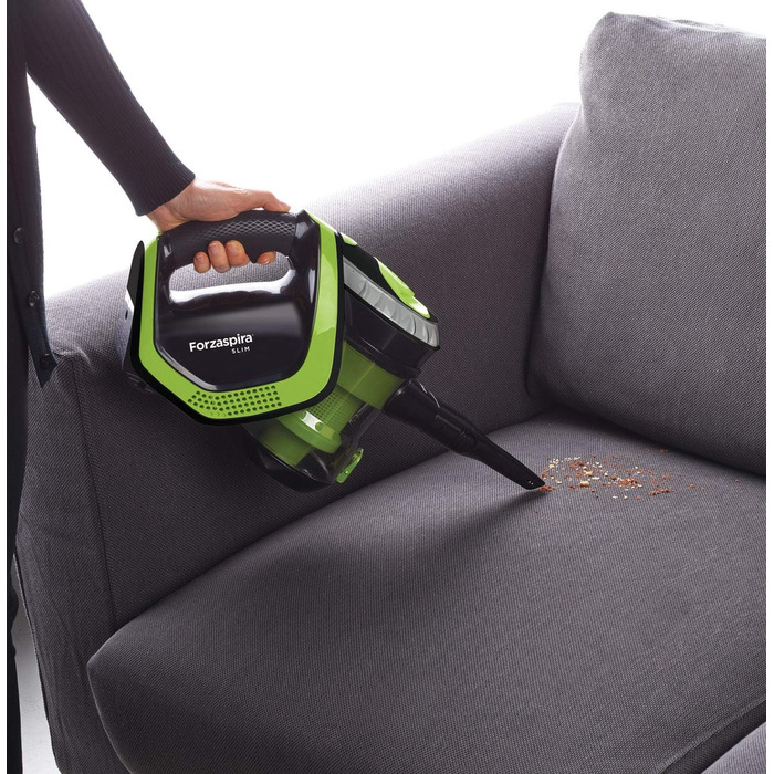 POLTI Forzaspira SR100: 2-в-1 пилосос-віник, акумуляторний, HEPA-фільтр, блакитний/зелений/чорний