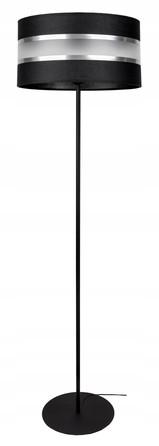 Підлогова лампа Glimex Modern E27 60 Вт, білий/чорний
