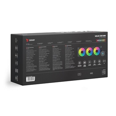 Система рідкого охолодження CPU Savio VELOX 360mm ARGB