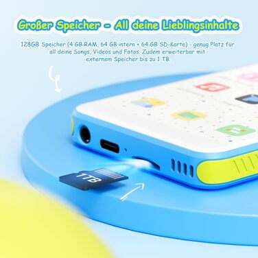 MP3 плеєр 128GB з Bluetooth та WiFi, 4.0