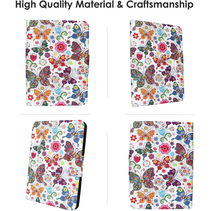 Чохол для Kindle 2024/2022, Kobo Nia/Clara 2E/HD, Schmetterling: легкий, з регулюванням кута нахилу