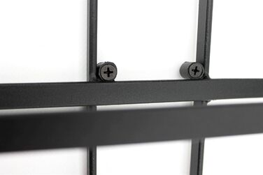 DanDiBo Wine Rack Metal Black Wall Mount 4-Wine Expandable Bottle Stand Bottle Shelf Bottle Holder Wall (4 Bottles / 1 pc)