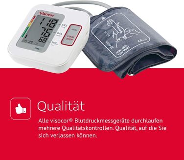 Тонометр на плече Om60 з універсальною манжетою (22-40 см) для автоматичного вимірювання артеріального тиску та пульсу