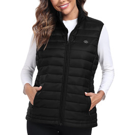 Легка жіноча жилетка MoFiz без рукавів: ідеальна для активного відпочинку, туризму та подорожей. Чорний колір, розмір M