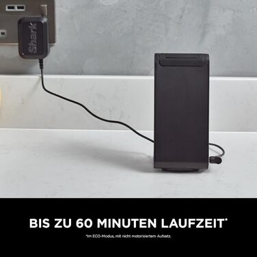 Shark Stratos бездротовий акумуляторний пилосос PowerFins Plus, 60 хв роботи, Anti-Hair Wrap, CleanSense IQ, насадки для щілин та різних поверхонь, рожеве/антрацитове, IZ400EU (набір Stratos для видалення шерсті тварин та догляду за авто)