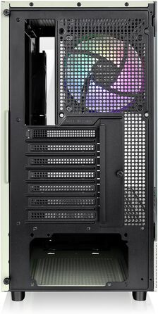Thermaltake View 270 Plus WS ARGB: Корпус ПК Midi-Tower з темперованим склом, дерево, білий, USB-C, підтримка 360mm радіатора