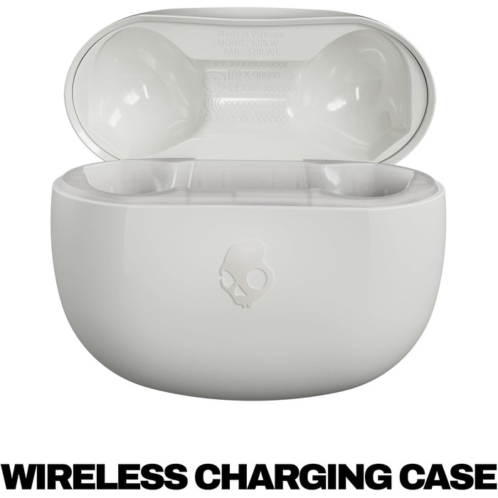 Skullcandy Rail ANC: Бездротові навушники-вкладиші з активним шумозаглушенням, 27 годин автономної роботи, мікрофон, сумісність з iPhone, Android та Bluetooth