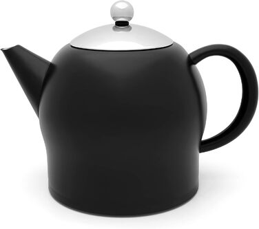 Bredemeijer small, round, double-walled teapot 0.5 Liter (Black, 1.4 L)