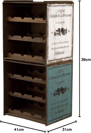 Wine rack (Hell) bottle rack shelf wine cabinet kitchen rack vintage used shabby chic
