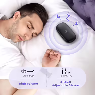 Dekala LED Digital Alarm Clock with Dual Alarms, Temperature & Humidity Sensor, Nightstand Function with Snooze, 12/24h Format, Large Automatically Dimming Display and Digitally Powered Clock
