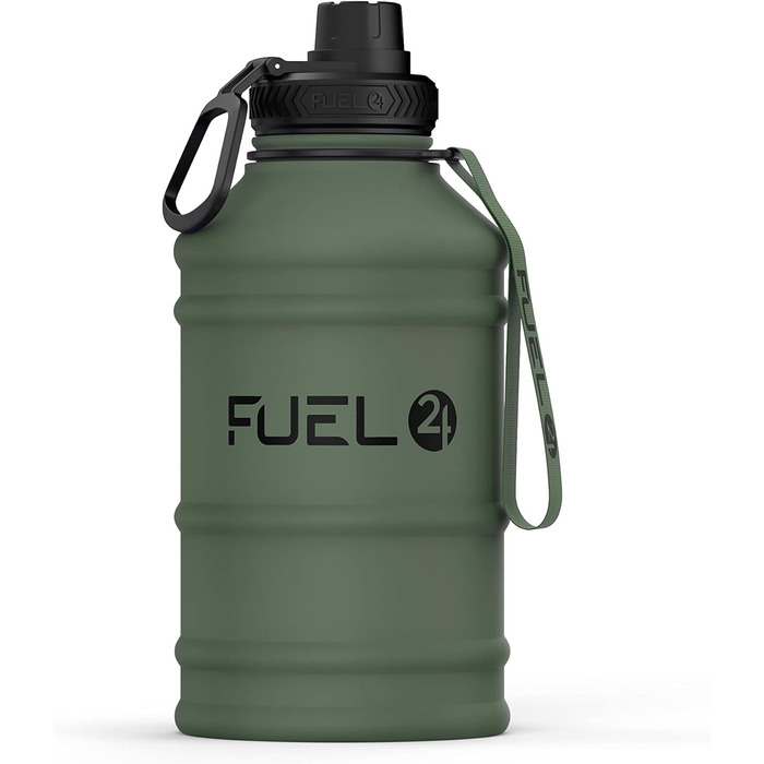 Extra Stark Stainless Steel Metal Water Bottle 1.3L & 2.2L - Leak-Proof & BPA-Free Stainless Steel Water Bottle - Robust Water Bottle Gym, Sports Stainless Steel Water Jug Bottle For Adults