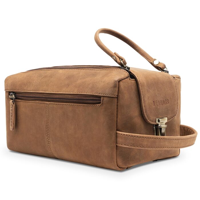 LEABAGS Преміум дорожній косметичний набір для жінок та чоловіків | Культова сумка | Великий валіза для косметики | Palm Bay Fox