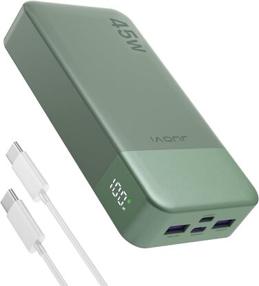 Power Bank JUOVI J2621, 20000mAh, 45W, для Switch, MacBook, iPhone, Samsung, Steam Deck