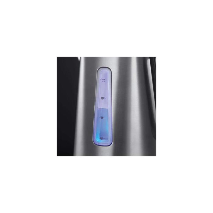 Електричний чайник Russell Hobbs Luna 23211-70 зі сталі, 1.7 л, 2400 Вт, сірий — з функцією швидкого закипання та фільтром від накипу