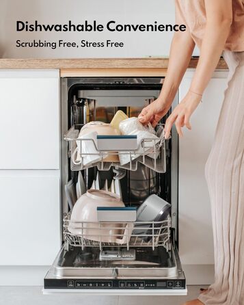 Миска для собак HomeRunPet з нержавіючої сталі з гумовим дном, подвійна ізольована миска для їжі, довговічна, придатна для миття в посудомийній машині, для малих, середніх та великих собак (сталево-блакитний, 1л)