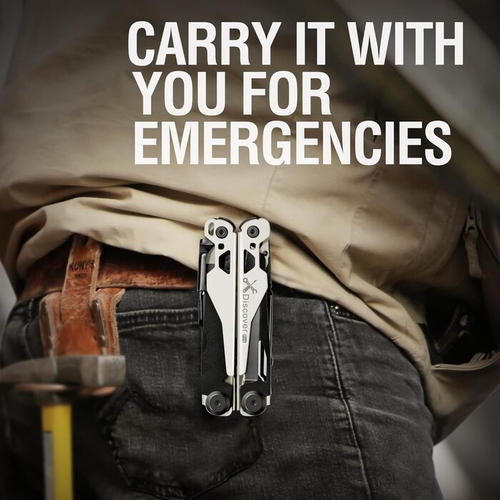 Мультитул MIAOKE 23 в 1 з подарунковою коробкою: викрутки, пила, плоскогубці, ніж для кемпінгу. Ідеальний подарунок для чоловіків
