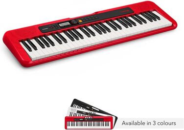 Клавішний інструмент Casio Casiotone CT-S200RD: 61 клавіша, 400 звуків, 77 ритмів, червоний колір