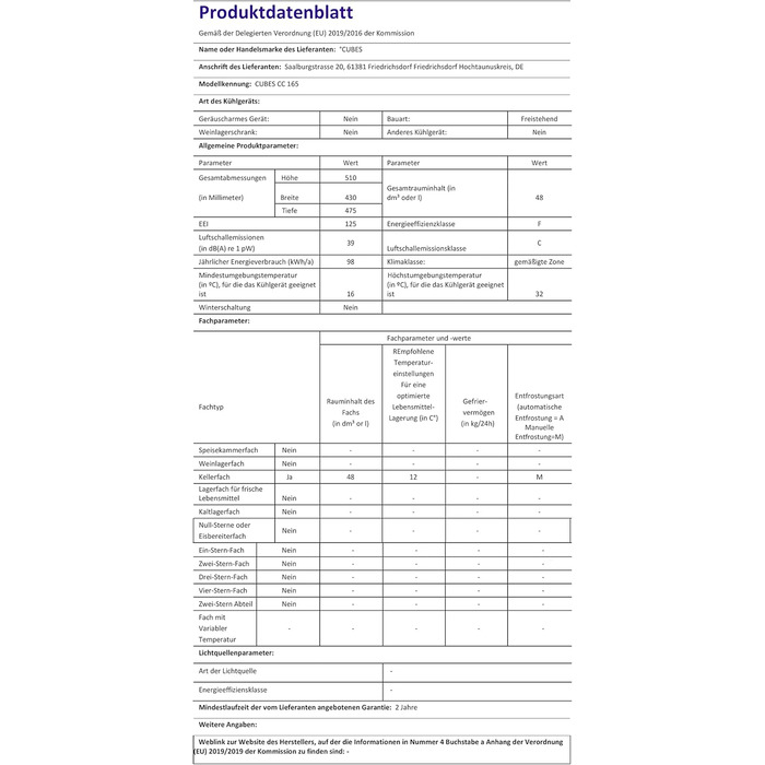 °CUBES Mini Холодильник Original Червоний (48L) з скляними дверцятами, тихий та енергоефективний - Ідеально для офісу, вечірок та геймінгу. Холодильник для напоїв (Coca-Cola Classic)
