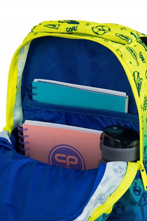 Великий багатокамерний шкільний рюкзак CoolPack 21 л зі світловідбивачами