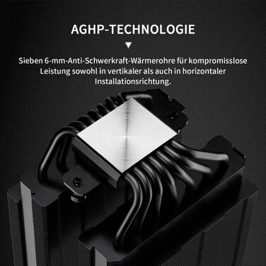 Кулер для процесора Thermalright Phantom Spirit 120 Digital SNOW, 7 теплових трубок, 2 вентилятори 120мм PWM, цифровий дисплей, білий, для AM4/AM5/LGA1700/1851/1200